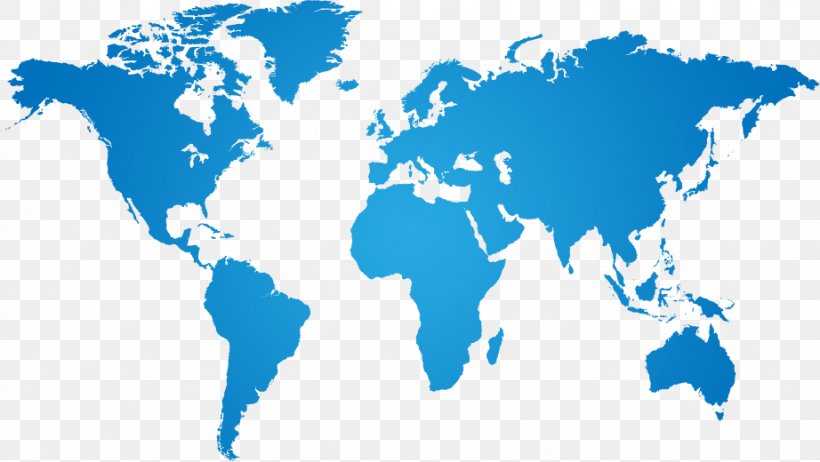 World Map Vector Graphics Illustration, PNG, 922x520px, World, Blue, Cartography, Earth, Globe Download Free