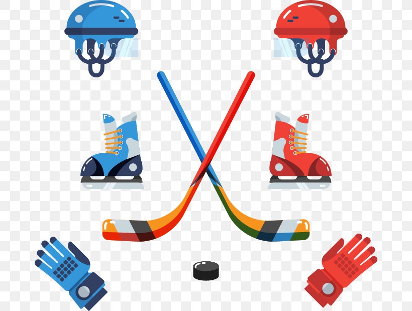 Ice Hockey Floor Hockey, PNG, 682x619px, Hockey, Floor Hockey, Goal, Hockey Puck, Hockey Stick Download Free