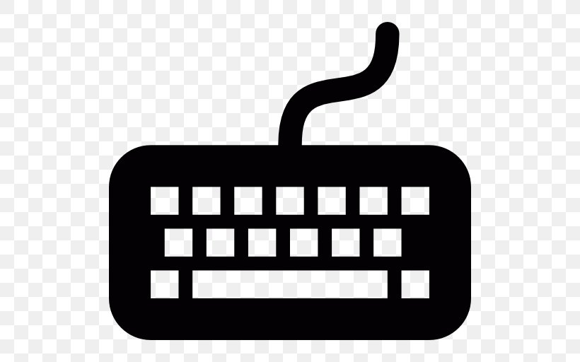 Computer Keyboard Computer Mouse Clip Art, PNG, 512x512px, Computer Keyboard, Android, Area, Black, Black And White Download Free