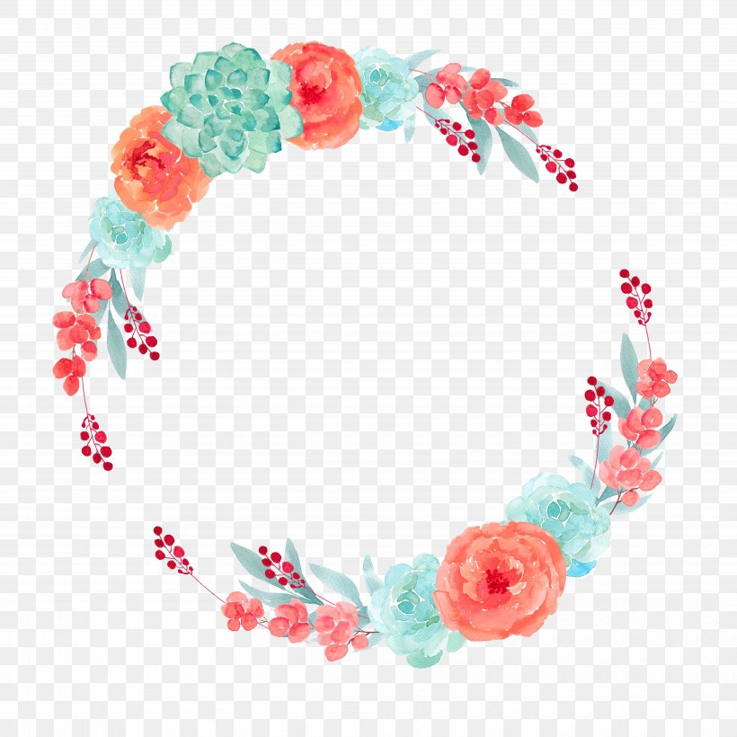 Flower Floral Design Wreath Watercolor Painting Paper, PNG, 5000x5000px, Flower, Art, Crown, Cut Flowers, Fashion Accessory Download Free