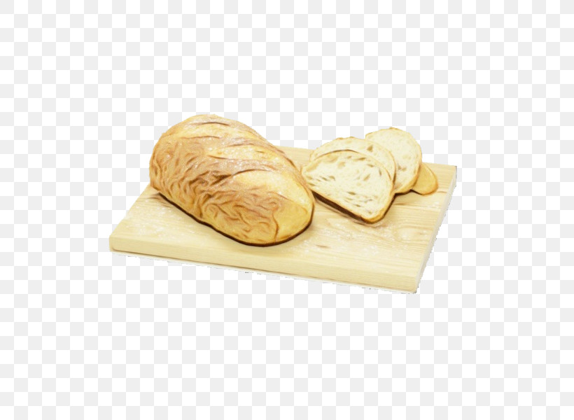 Food Hard Dough Bread Cuisine Ciabatta Dish, PNG, 600x600px, Watercolor, Baguette, Bread, Bread Roll, Ciabatta Download Free