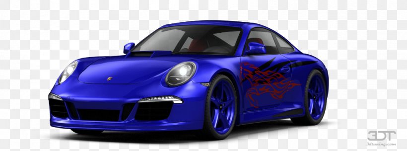Porsche 911 City Car Automotive Design, PNG, 1004x373px, Porsche 911, Automotive Design, Automotive Exterior, Blue, Brand Download Free