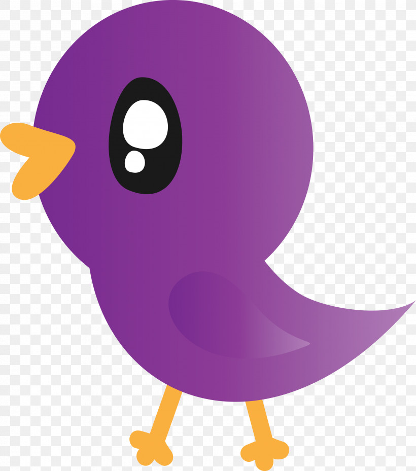 Violet Purple Cartoon Beak Bird, PNG, 2646x3000px, Cute Bird, Animation, Beak, Bird, Cartoon Download Free
