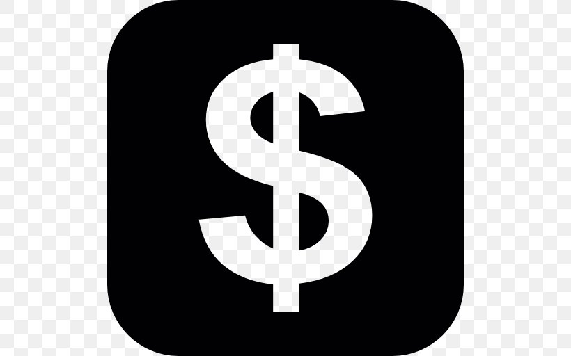 Dollar Sign Currency Symbol United States Dollar Money, PNG, 512x512px, Dollar Sign, At Sign, Brand, Character, Currency Download Free