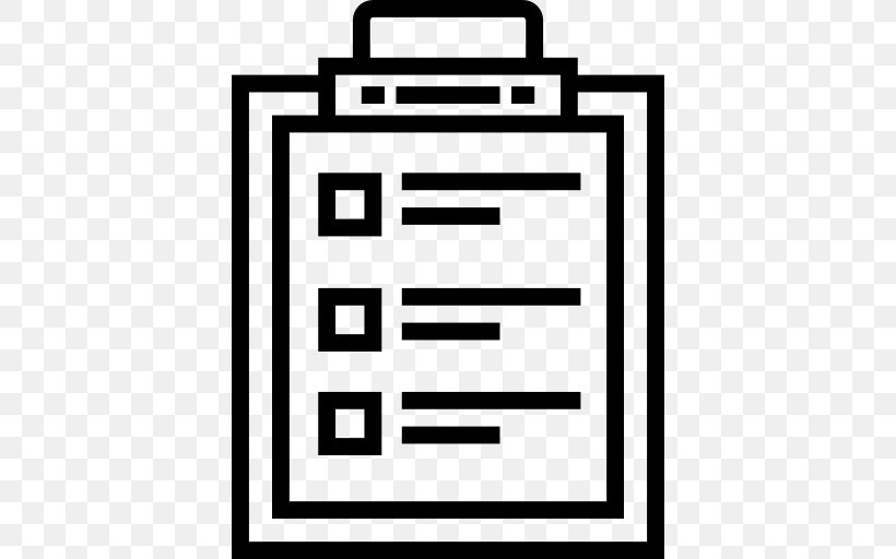 Clipboard Icon Design User Interface, PNG, 512x512px, Clipboard, Area, Black, Black And White, Brand Download Free