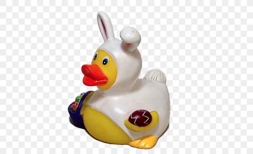 Rubber Duck Easter Bunny Yellow, PNG, 500x500px, Duck, Beak, Bird, Costume, Dari Language Download Free