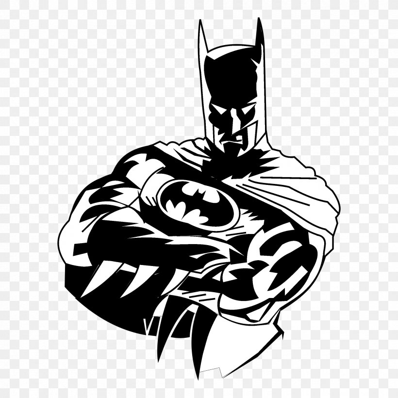 Batman Vector Graphics Image Logo, PNG, 2400x2400px, Batman, Art, Batman V Superman Dawn Of Justice, Black And White, Comics Download Free