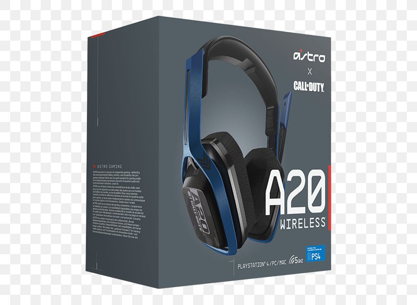 Headphones Headset ASTRO Gaming A20 Call Of Duty: Black Ops Wireless, PNG, 600x600px, Headphones, Astro Gaming, Audio, Audio Equipment, Call Of Duty Download Free