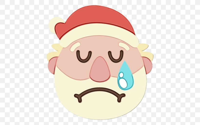 Smiley Face Background, PNG, 512x512px, Santa Claus, Cartoon, Christmas Day, Crying, Emoticon Download Free