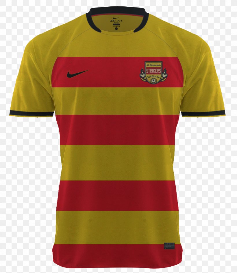 Sports Fan Jersey T-shirt Fort Lauderdale Strikers, PNG, 1000x1150px, Sports Fan Jersey, Active Shirt, Brand, Clothing, Collar Download Free