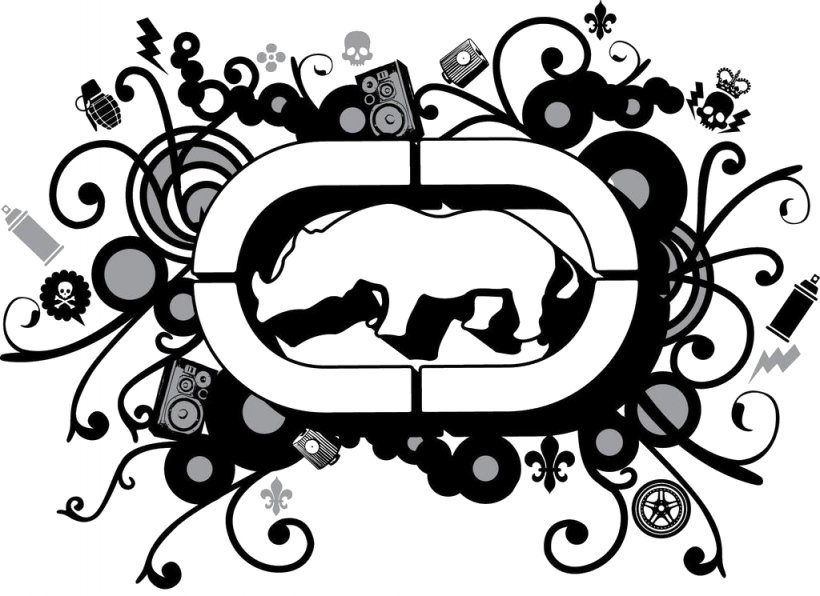 Ecko Unlimited Logo Brand Fashion, rhino, cdr, animals, text png