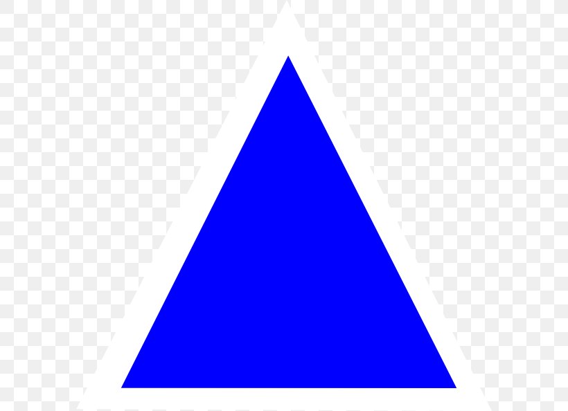 Triangle Blue Shape Clip Art, PNG, 600x594px, Triangle, Area, Blue, Drawing, Electric Blue Download Free