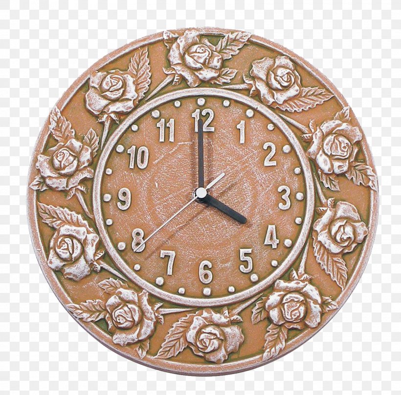 Clock Metal Copper Brown Circle, PNG, 1600x1580px, Clock, Brown, Clothing Accessories, Copper, Home Accessories Download Free