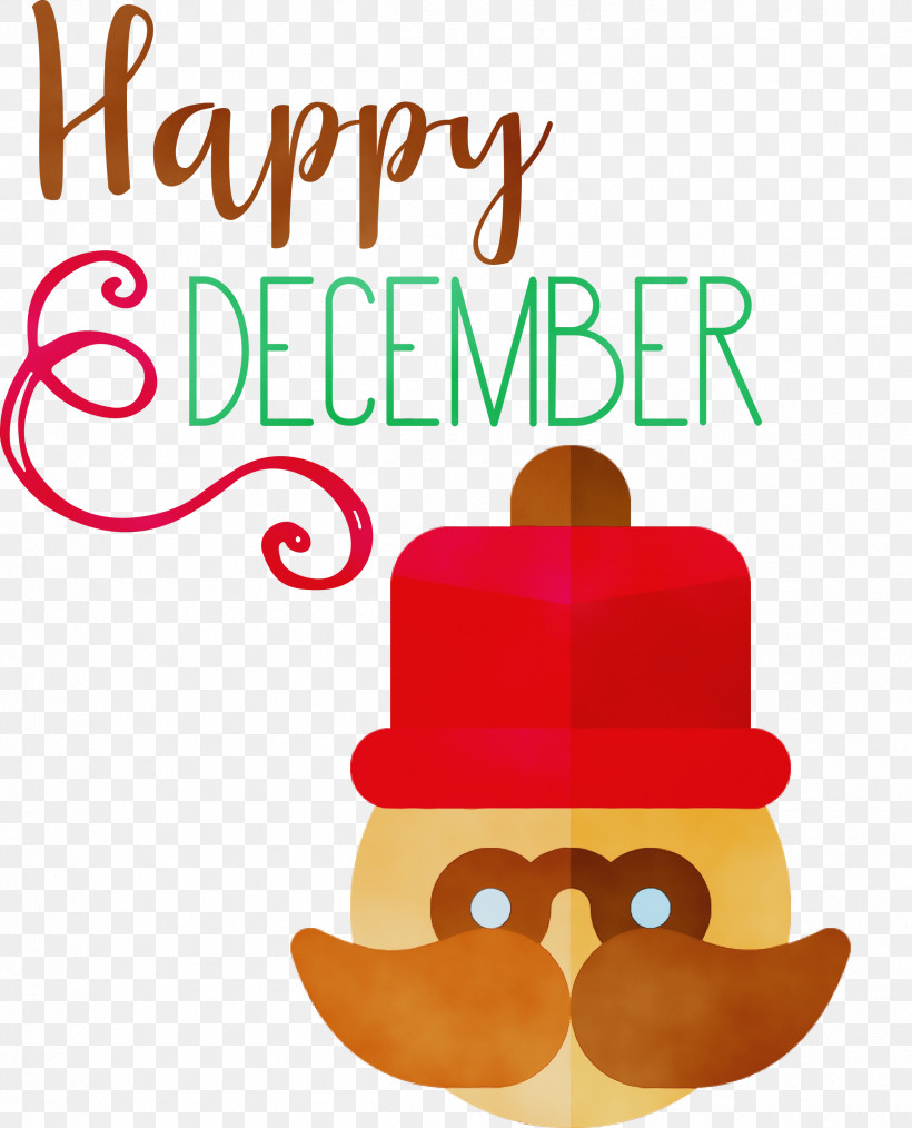 Hat Meter, PNG, 2425x3000px, Happy December, Hat, Meter, Paint, Watercolor Download Free