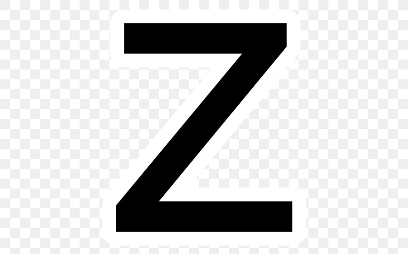 Letter Case Z English Alphabet, PNG, 512x512px, Letter, Alphabet, Area, Black, Black And White Download Free