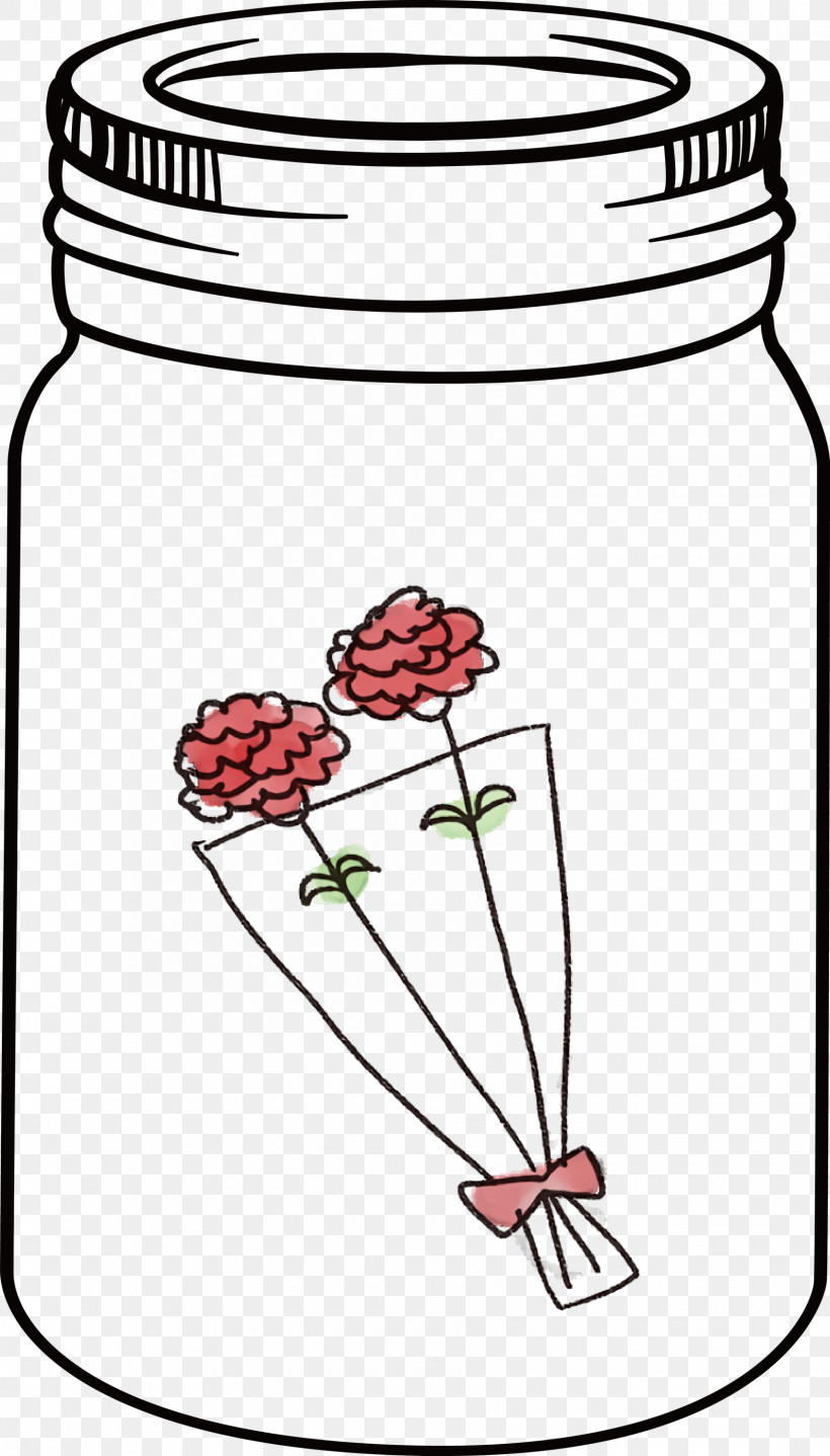 MASON JAR, PNG, 1710x2999px, Mason Jar, Biology, Flower, Geometry, Line Download Free