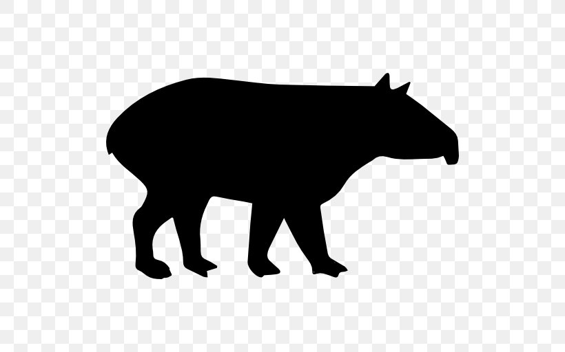 Tapir Mammal, PNG, 512x512px, Tapir, Animal, Bear, Black And White, Carnivoran Download Free
