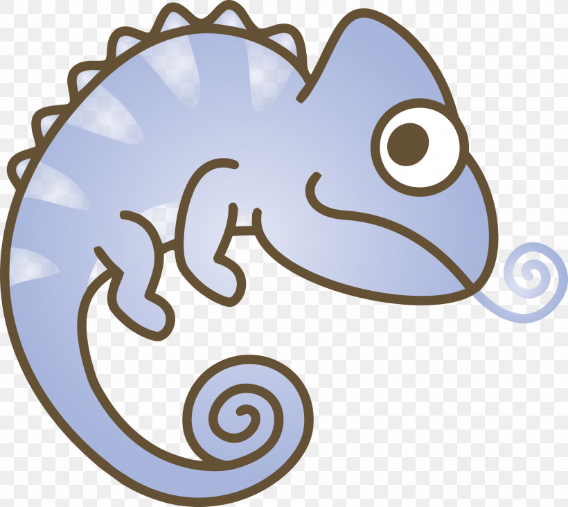Cartoon Sticker Chameleon Ornament Seahorse, PNG, 3000x2679px, Chameleon, Cartoon, Cartoon Chameleon, Circle, Cute Chameleon Download Free