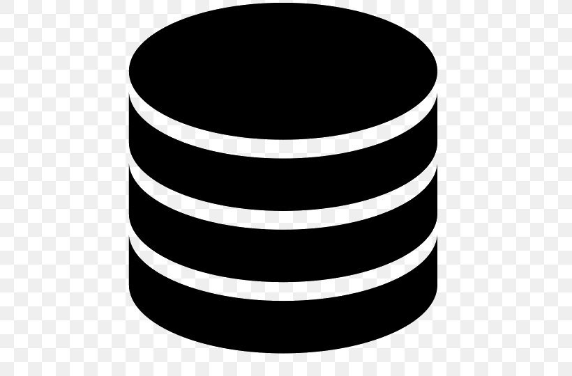 Database Microsoft SQL Server Clip Art, PNG, 540x540px, Database, Black, Black And White, Computer Software, Cylinder Download Free