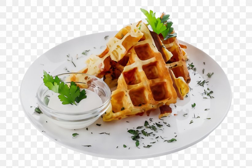 Dish Belgian Waffle Waffle Food Breakfast, PNG, 2448x1632px, Watercolor, Belgian Waffle, Breakfast, Cuisine, Dish Download Free