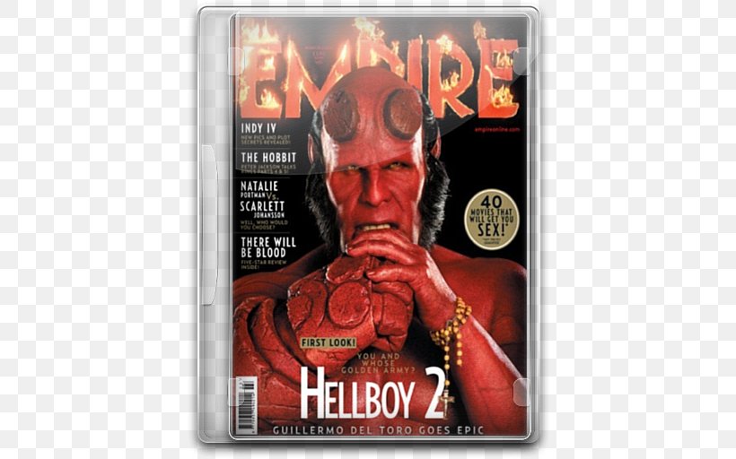 Hellboy Ron Perlman Comics Film Magazine, PNG, 512x512px, Hellboy, Action Figure, Comic Book, Comics, Empire Download Free