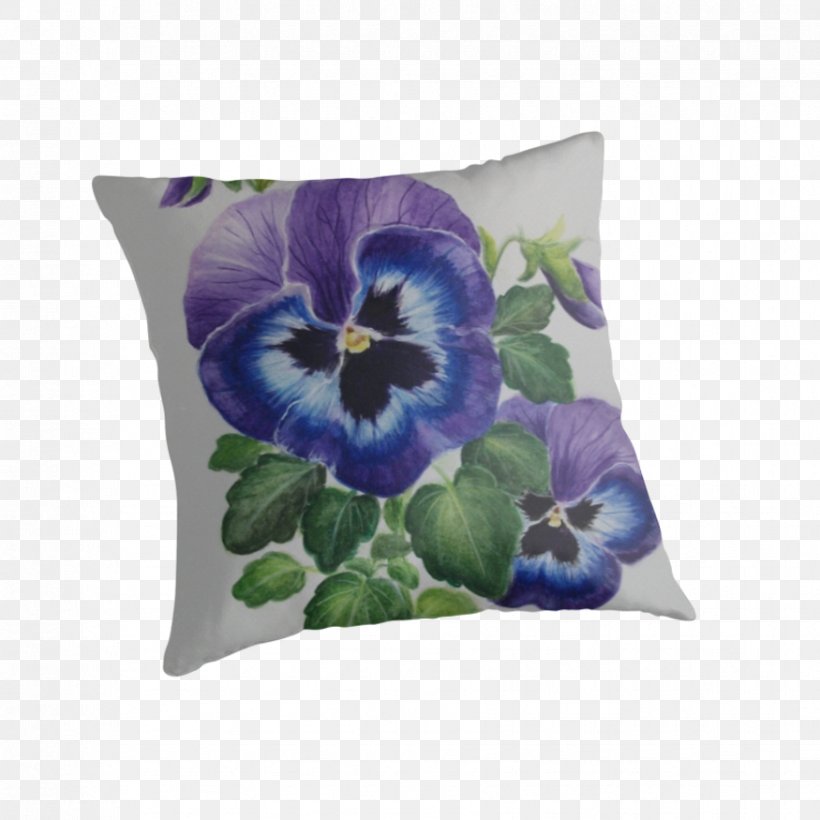 Pansy Throw Pillows Cushion Blume, PNG, 875x875px, Pansy, Blue, Blume, Botany, Cushion Download Free