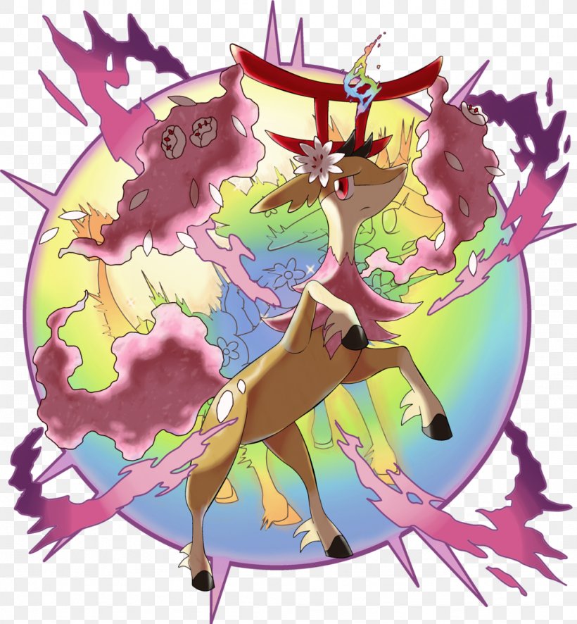 Pokémon Ruby And Sapphire Pokémon Sun And Moon Pokémon GO Hoopa, PNG, 1024x1107px, Pokemon Ruby And Sapphire, Antler, Art, Deer, Fictional Character Download Free