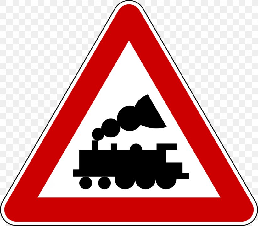 Rail Transport Traffic Sign Warning Sign Road Level Crossing, PNG, 1165x1024px, Rail Transport, Area, Boom Barrier, Brand, Driving Download Free