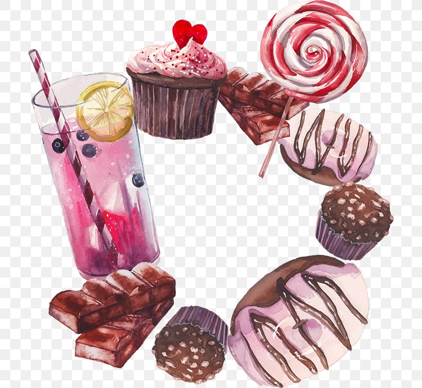 Chocolate Cake Fruitcake Ice Cream Donuts, PNG, 710x755px, Chocolate, Biscuits, Bonbon, Cake, Candy Download Free