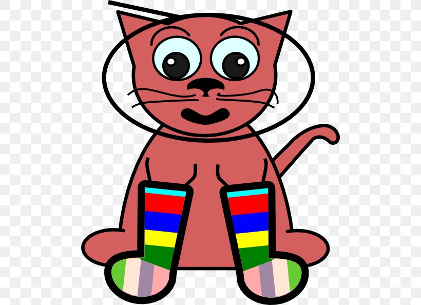 Clip Art Vector Graphics Cat Drawing Sock, PNG, 504x594px, Cat, Area, Artwork, Drawing, Fictional Character Download Free