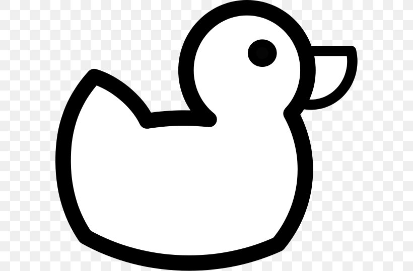 Duck Outline Drawing Clip Art, PNG, 600x539px, Duck, Area, Black And White, Cartoon, Coloring Book Download Free