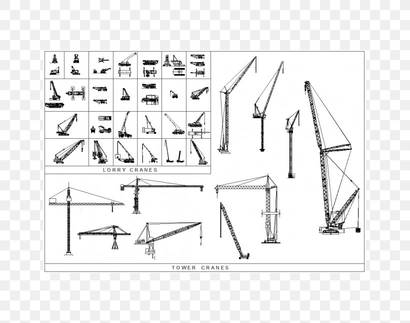 .dwg Computer-aided Design AutoCAD Crane Drawing, PNG, 645x645px, Dwg, Aerial Work Platform, Architectural Engineering, Architecture, Area Download Free