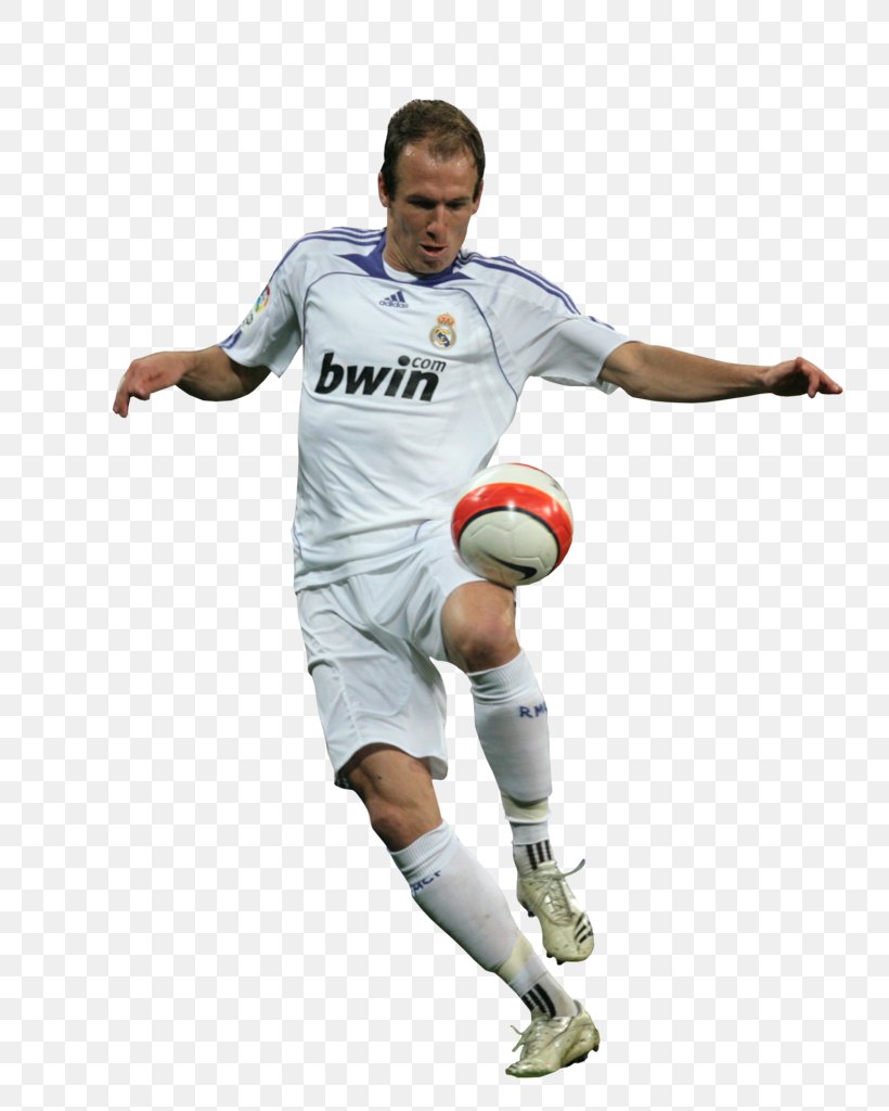 Football Player Real Madrid C.F. Sports TinyPic, PNG, 818x1024px, Football Player, Arjen Robben, Ball, Baseball Equipment, Competition Download Free