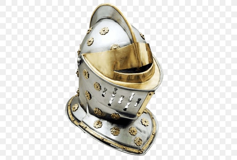 Middle Ages Close Helmet Knight Burgonet, PNG, 555x555px, Middle Ages, Armet, Armour, Brass, Burgonet Download Free