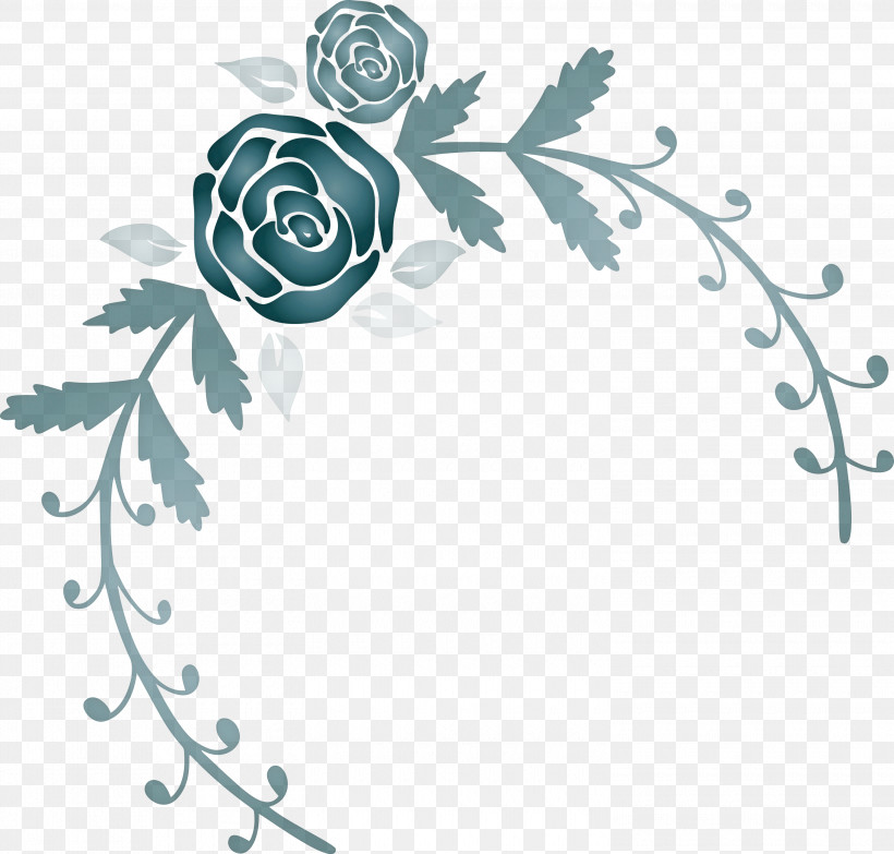 Rose Frame Flower Frame Wedding Frame, PNG, 3000x2868px, Rose Frame, Blue Rose, Flower, Flower Frame, Leaf Download Free