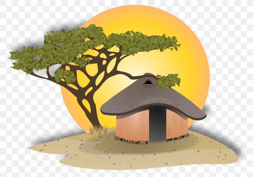 Africa Hut Clip Art, PNG, 2400x1681px, Africa, Free Content, Hut, Plant, Public Domain Download Free