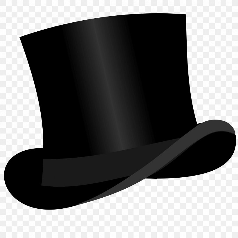 Top Hat Clip Art, PNG, 2400x2400px, Top Hat, Black And White, Cartoon, Cylinder, Drawing Download Free
