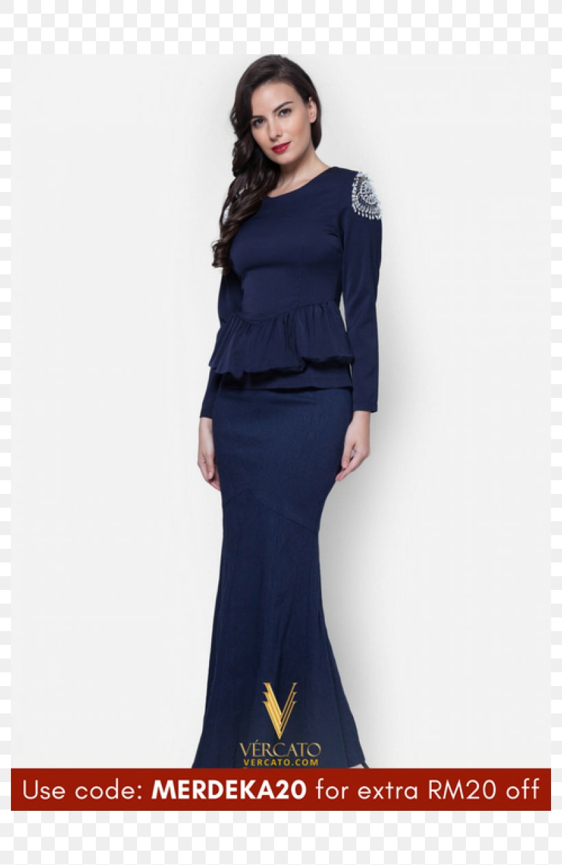 Baju Kurung Robe Gown Tops Sleeve, PNG, 788x1261px, Baju Kurung, Baju Melayu, Blouse, Blue, Clothing Download Free