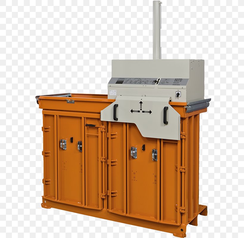 Baler Compactor Waste Plastic Machine, PNG, 600x798px, Baler, Cardboard, Compactor, Furniture, Industry Download Free