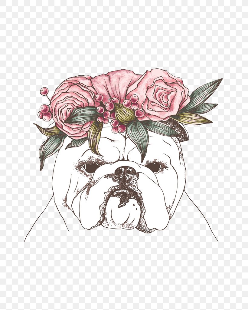 Bulldog Shar Pei Drawing Dog Breed Illustration, PNG, 725x1024px, Bulldog, Art, Carnivoran, Cut Flowers, Dog Download Free