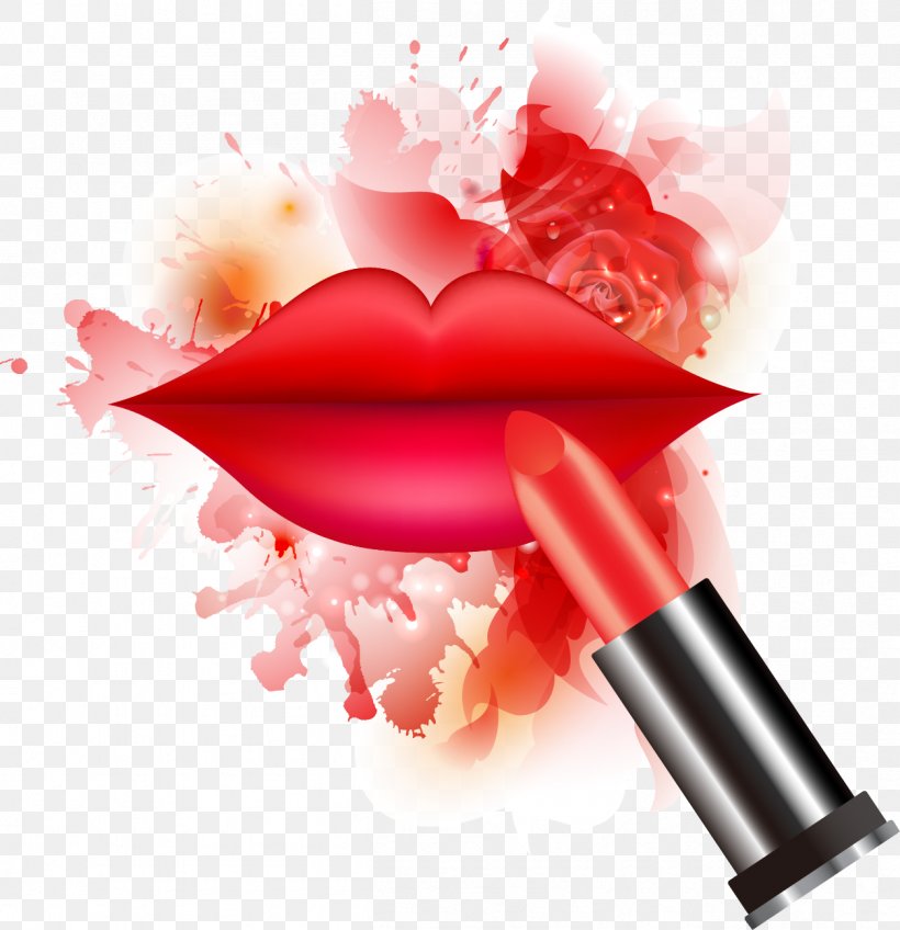 Lipstick Cosmetics, PNG, 1254x1298px, Lipstick, Cosmetics, Drawing, Flower, Health Beauty Download Free