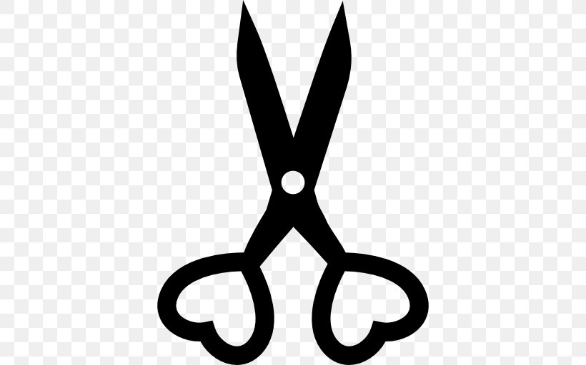 Scissors Hair-cutting Shears Download, PNG, 512x512px, Scissors, Artwork, Black And White, Cosmetologist, Cutting Download Free