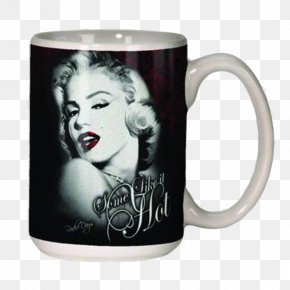 Marilyn Monroe - Marilyn Monroe Coffee Cup Some Like It Hot Mug PNG