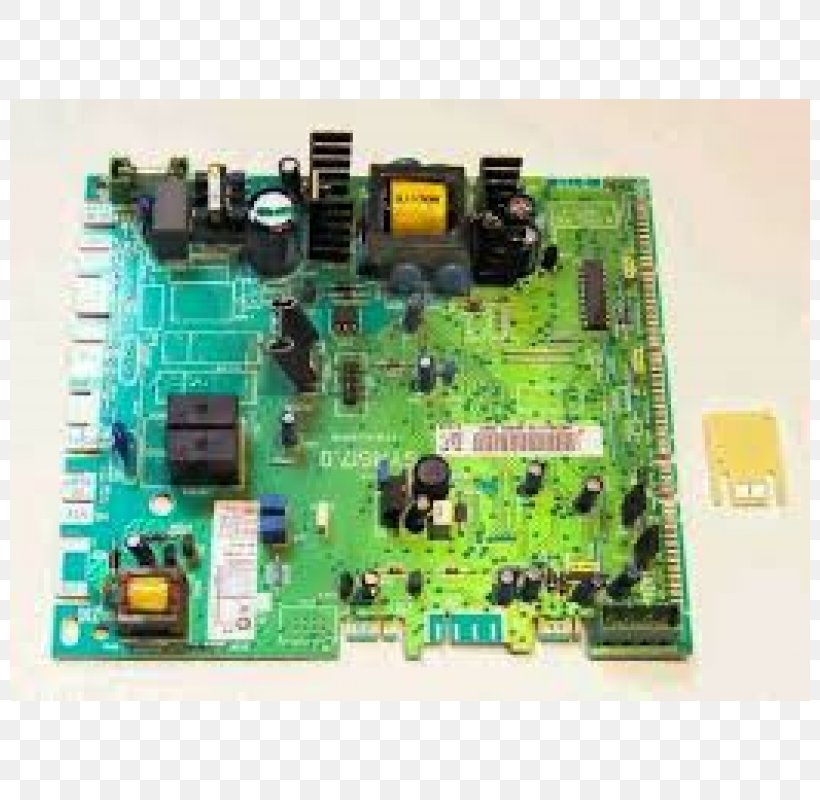 Microcontroller Printed Circuit Board Electronic Component Electronic Engineering Electrical Network, PNG, 800x800px, Microcontroller, Capacitor, Central Processing Unit, Circuit Component, Circuit Prototyping Download Free