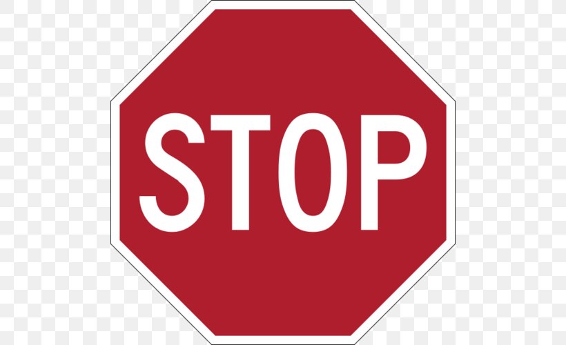 Stop Sign Manual On Uniform Traffic Control Devices All-way Stop Traffic Sign, PNG, 500x500px, Stop Sign, Allway Stop, Area, Brand, Copyright Download Free