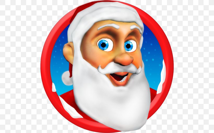 Talking Santa Claus Santa Claus Christmas Game Game Santa Claus, PNG, 512x512px, Santa Claus, Android, App Store, Christmas, Christmas Ornament Download Free