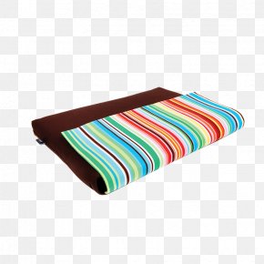 Rainbow Stripes - Turquoise Rectangle PNG