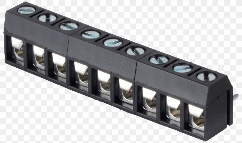 Electrical Connector Screw Terminal Punch-down Block Electronics Electronic Component, PNG, 1642x975px, Electrical Connector, Barrette, Circuit Component, Electronic Circuit, Electronic Component Download Free