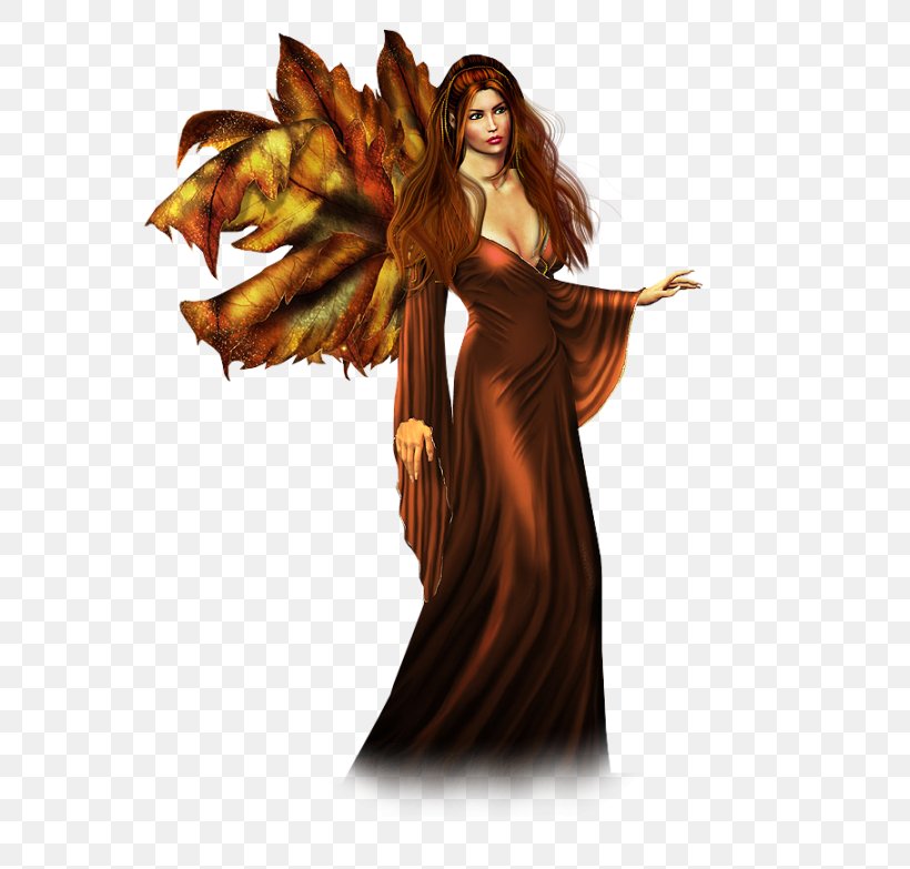 Fairy Autumn Giphy, PNG, 590x783px, Fairy, Autumn, Brown Hair, Costume Design, Fantasy Download Free