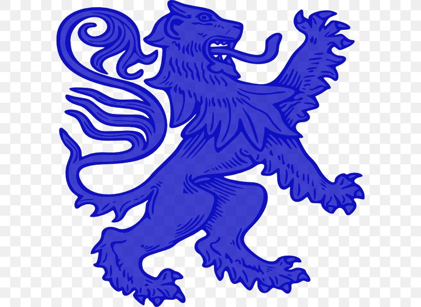 Lion Logo Clip Art, PNG, 600x598px, Lion, Art, Artwork, Coat Of Arms, Electric Blue Download Free